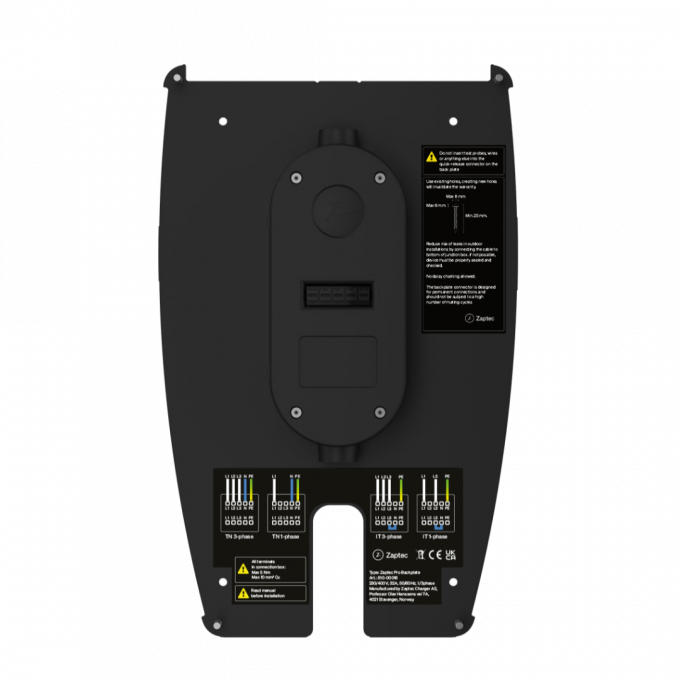 Zaptec Pro - Taustalevy
